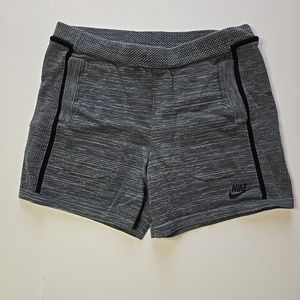Nike Tech Knit Ladies Grey Shorts Medium